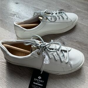 Sperry Women's ANCHOR PLUSHWAVE LEATHER sneakers, 7.5